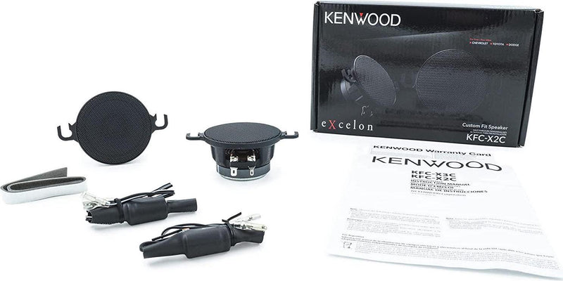 Kenwood Excelon KFC-X2C 2.75 Mid Range for Toyata/Chevrolet/Others 50 RMS Max Power (Pair)