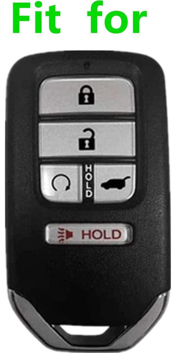 Key Fob Cover Case Protector Keyless Remote Holder for 2018 2017 2016 2015 Honda Accord Civic CR-V CRV OEM Part NumberFor : KR5V2X, 72147-TG7-A11