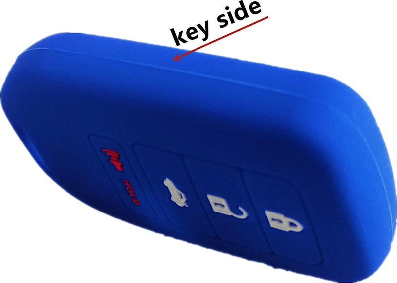 Key Fob Cover Case Skin Protector for 2013 2014 2015 2018 Honda Accord EX EX-L Touring Civic 4 Buttons Smart Key Remote ACJ932HK1210A, A2C83161800
