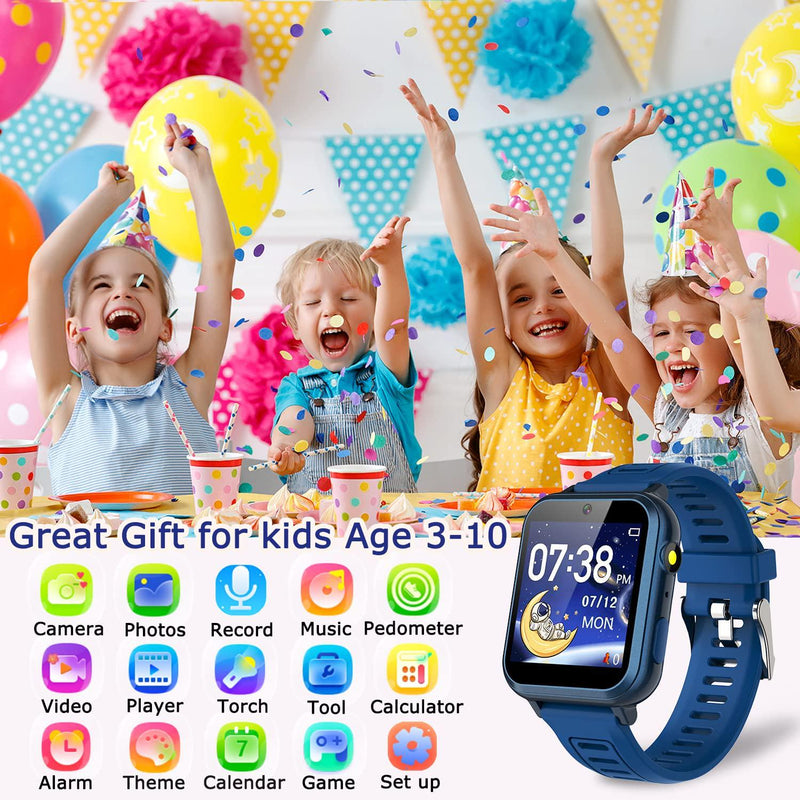 Kids Smart Watch Boys Girls Watch Toddler Watch Birthday Gifts for 6-10 Years Old Boys Toys for 3-8 Year Old Boys