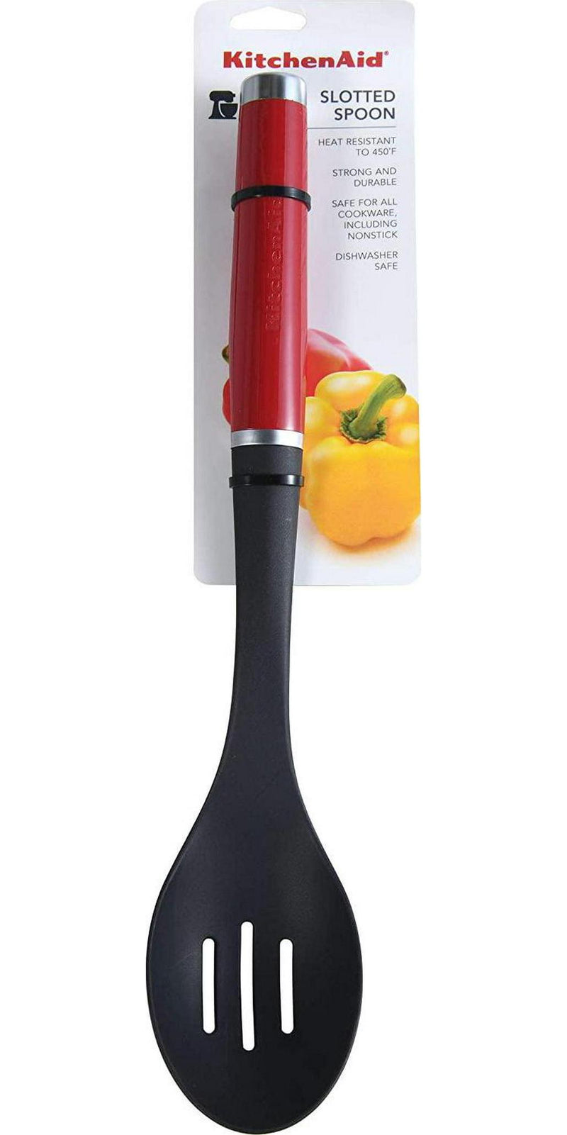 KitchenAid Classic Slotted Spoon Nylon Empire Red