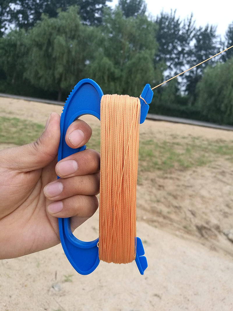 Kite string kite spool winder with 100m durable line, connector  ready,perfect kite accessories, 3 pcs