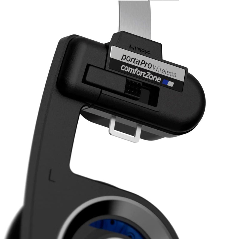 Koss Porta Pro Black On-Ear Headphones, Retro Style, Collapsible Design,  Case Included, Black