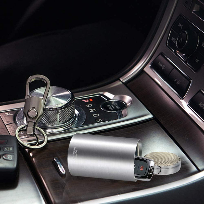 LATIT Car Key Signal Blocker Box,Faraday Box for Car Keys RFID Key Box Portable Car Key Tin, Keyless Cars Security Anti Theft Storage Tin