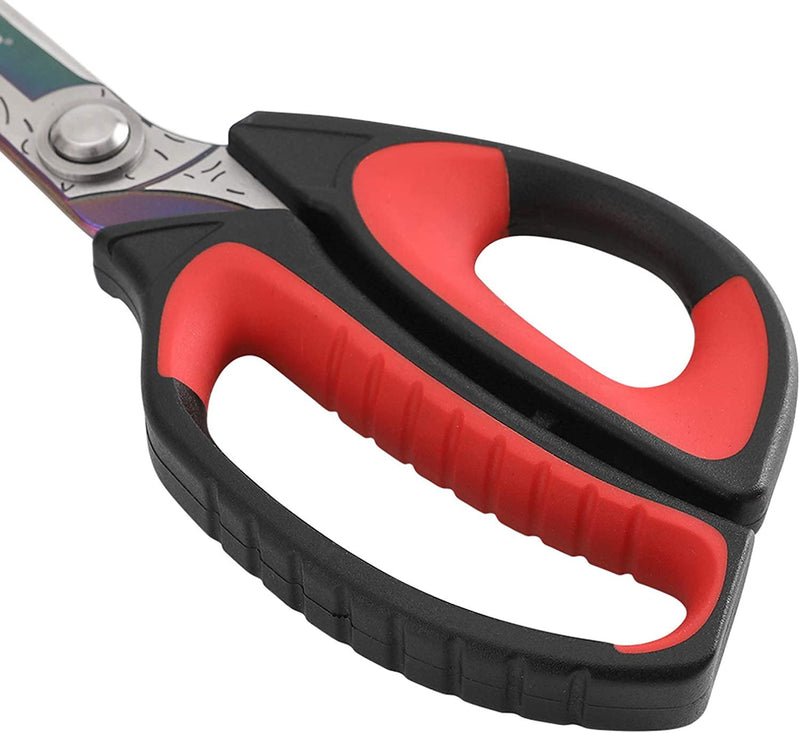Livingo 8.5 inch Scissors All Purpose, 3 Pack Ultra Sharp Blade Shears, Professional Ergonomic Comfort Grip Scissors for Office School Home Supplies