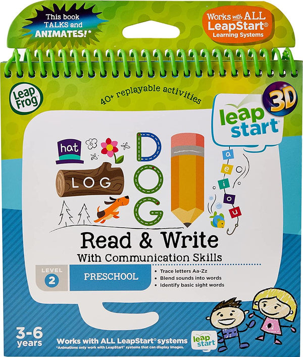 LeapFrog 461403 Read and Write 3D Activity Book, Multicolour