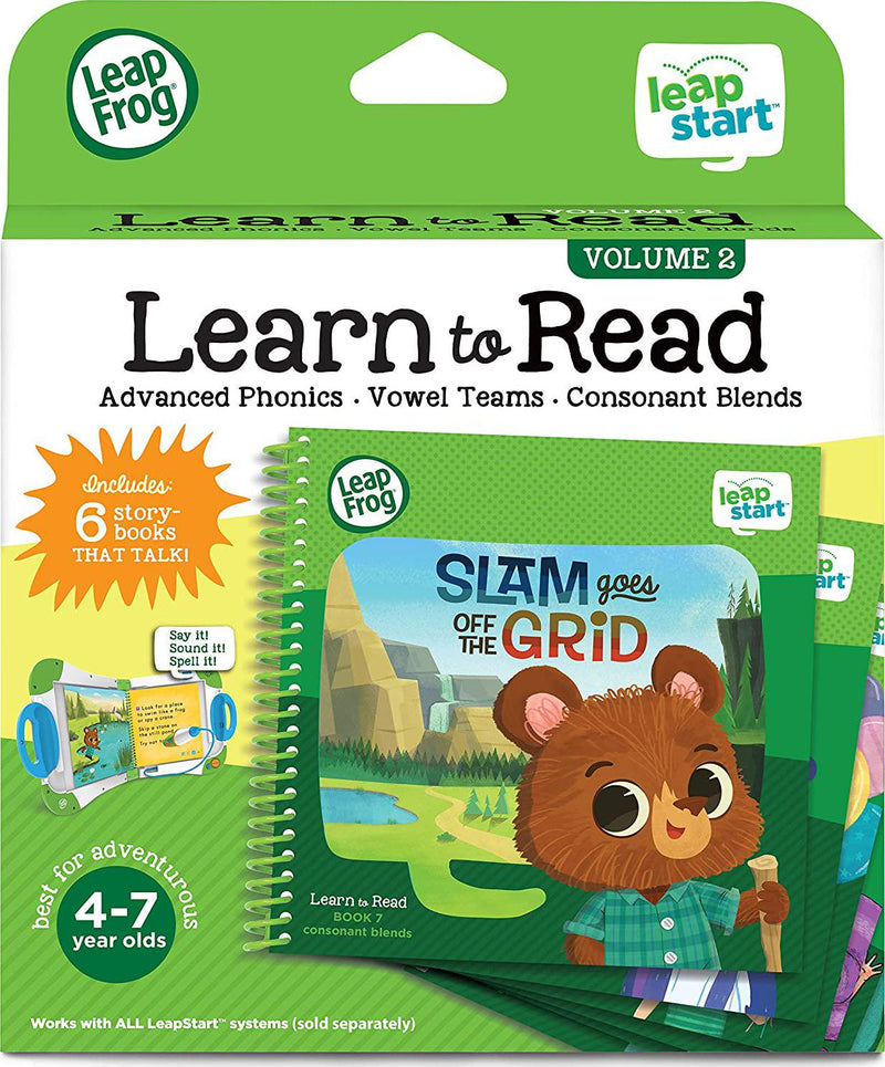 LeapFrog 489803 Leapstart Advanced Learn to Read Pack (6 Story Books That Talk), Multi