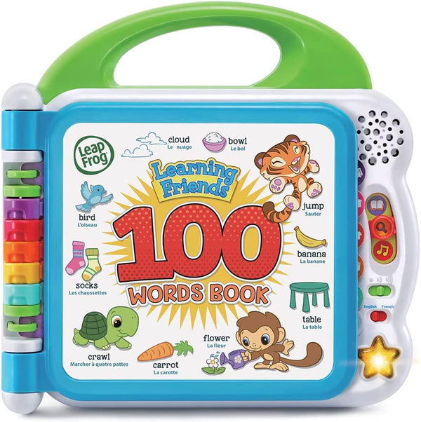 LeapFrog 80-601543 Learning Friends 100 Words Book Electronic Toys, White