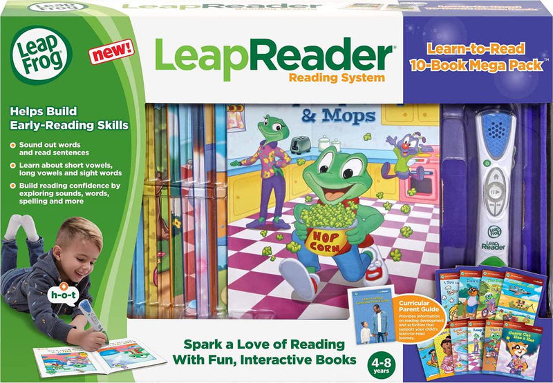LeapFrog LeapReader System Learn to Read 10 Book Bundle