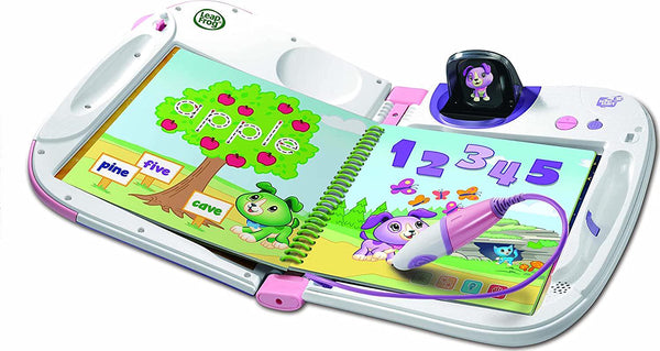 LeapFrog - LeapStart 3D with 2 Bonus Books Bundle - Electronic Educational Reading System, 3D animations - Pink - 603989