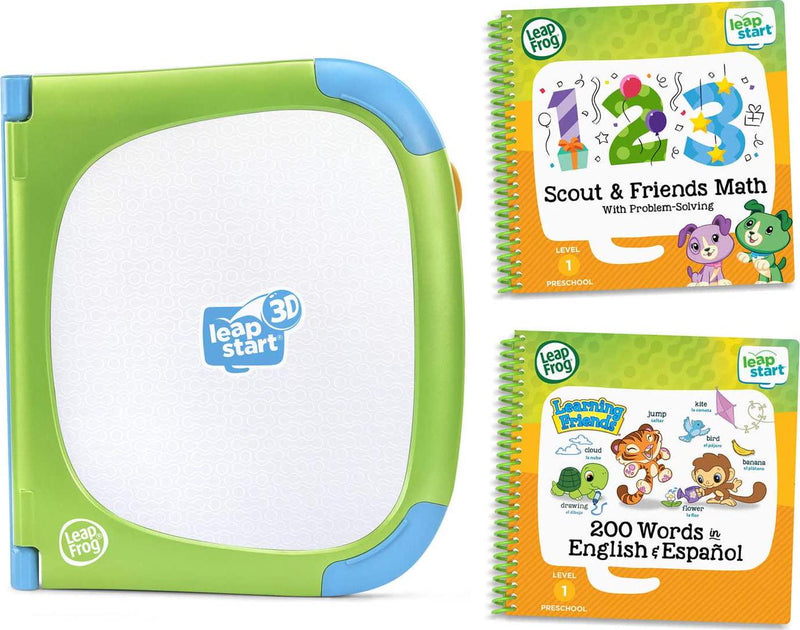 LeapFrog LeapStart 3D Interactive Learning System and 2 Book Combo Pack: Learning Friends and Scout and Friends Math