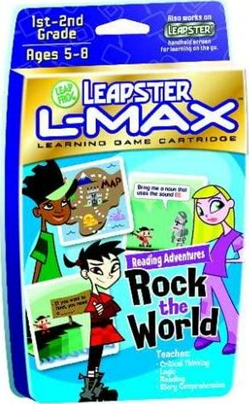 LeapFrog Leapster L-Max Game: Reading Adventure Rock the World