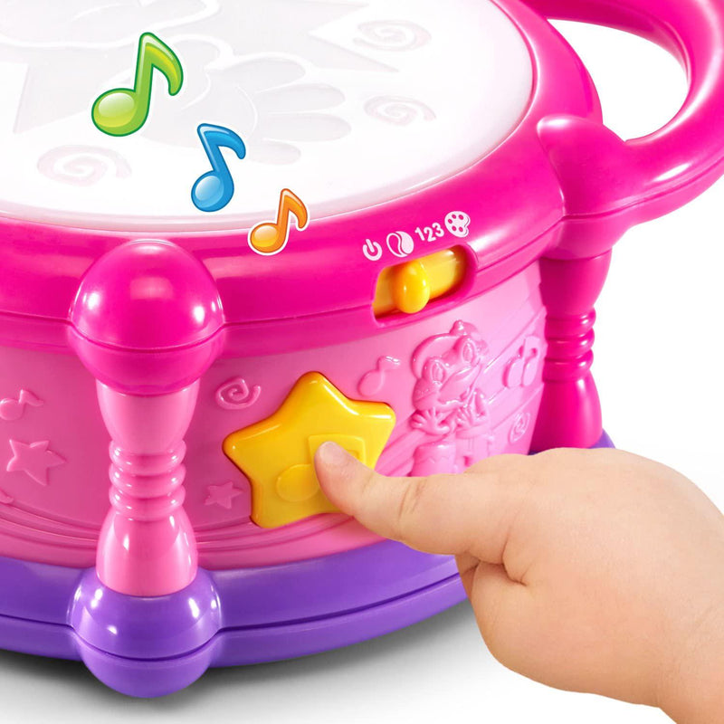 LeapFrog Learn and Groove Color Play Drum Bilingual, Pink ( Exclusive)