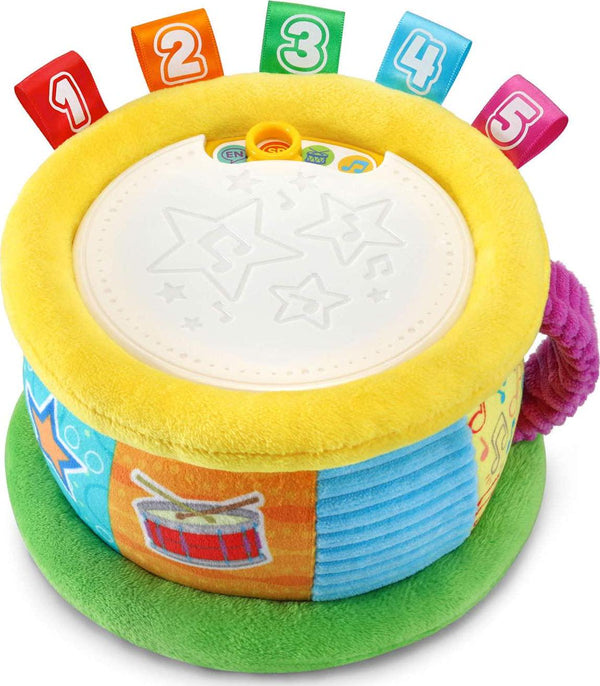 LeapFrog Learn and Groove Thumpin' Numbers Drum - Interactive Musical Toy Drum for Kids, Bilingual Toy - 612540, Multicolor