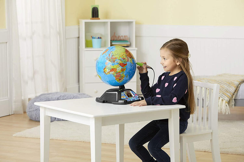 LeapFrog Magic Adventures Globe, Interactive Childrens Globe, Educational Smart Globe for Kids with 2.7 Inch LCD Screen, Toys for Children with Games and Activities, Suitable for 5, 6, 7+ Year Olds