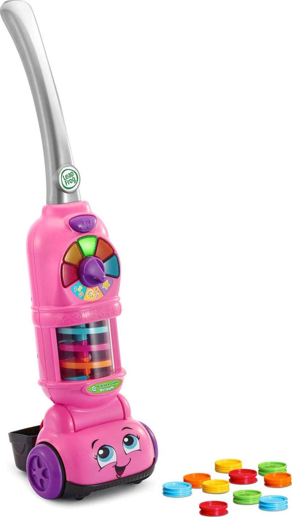 LeapFrog Pick Up and Count Vacuum, Pink