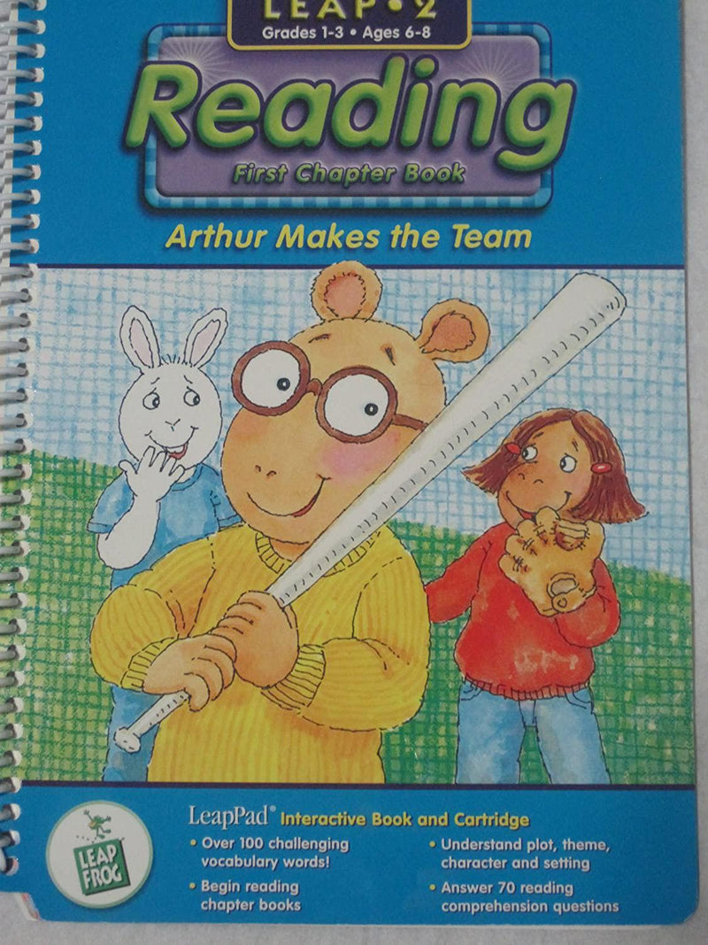 Leap 2 Arthur Makes The Team (Grades 1 - 3) Interactive Book and Cartridge