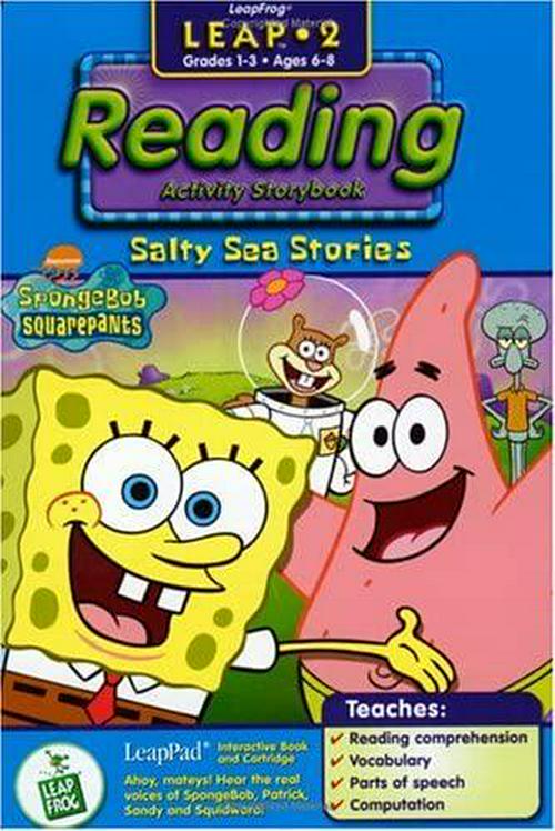 Leapfrog LeapPad Educational Book: Spongebob Squarepants Salty Sea Stories