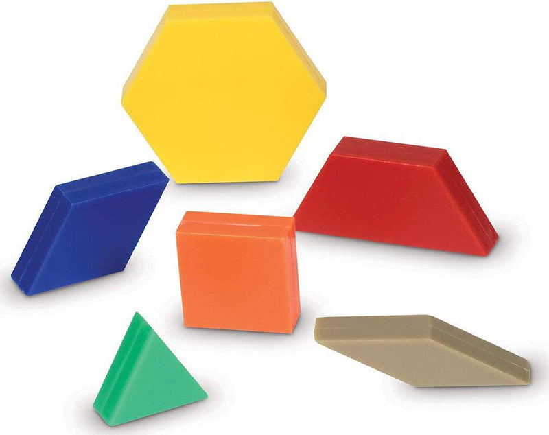 Learning Resources Pattern Blocks, 1CM, Plastic, Set of 250