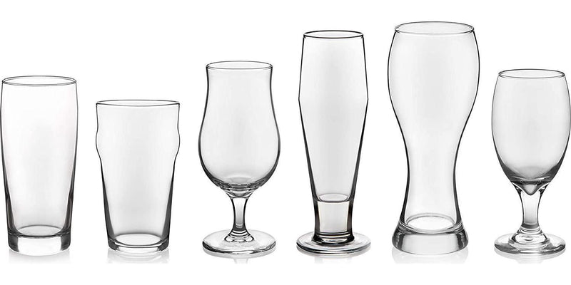 Libbey Craft Brews Assorted Beer Glasses, Set of 6