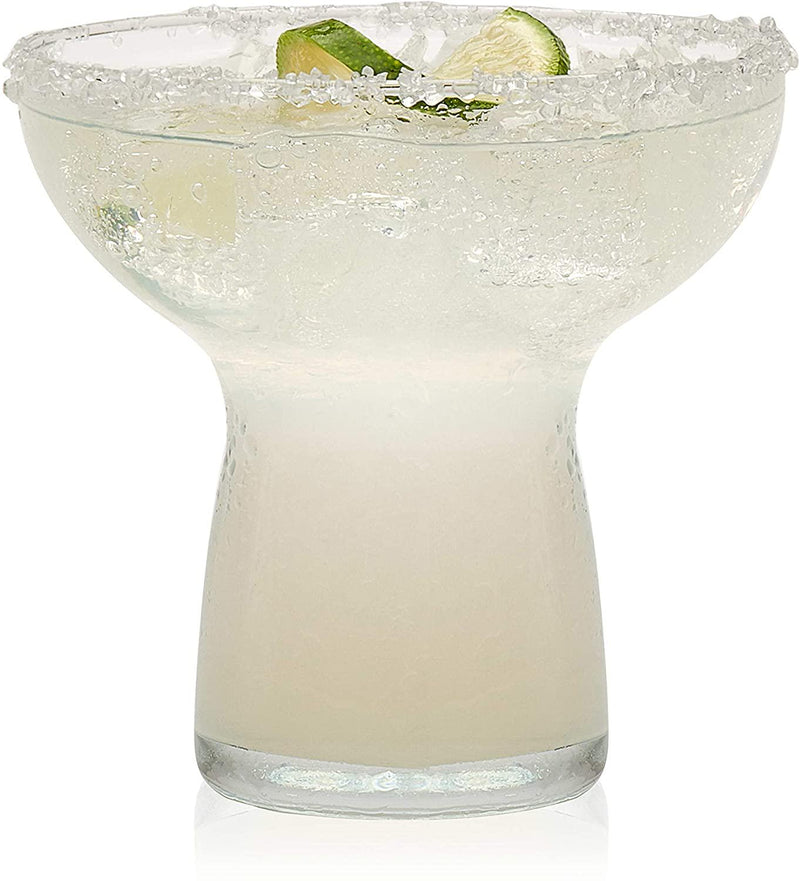 Libbey Stemless Margarita Glasses, 10.25-Ounce, Set of 6