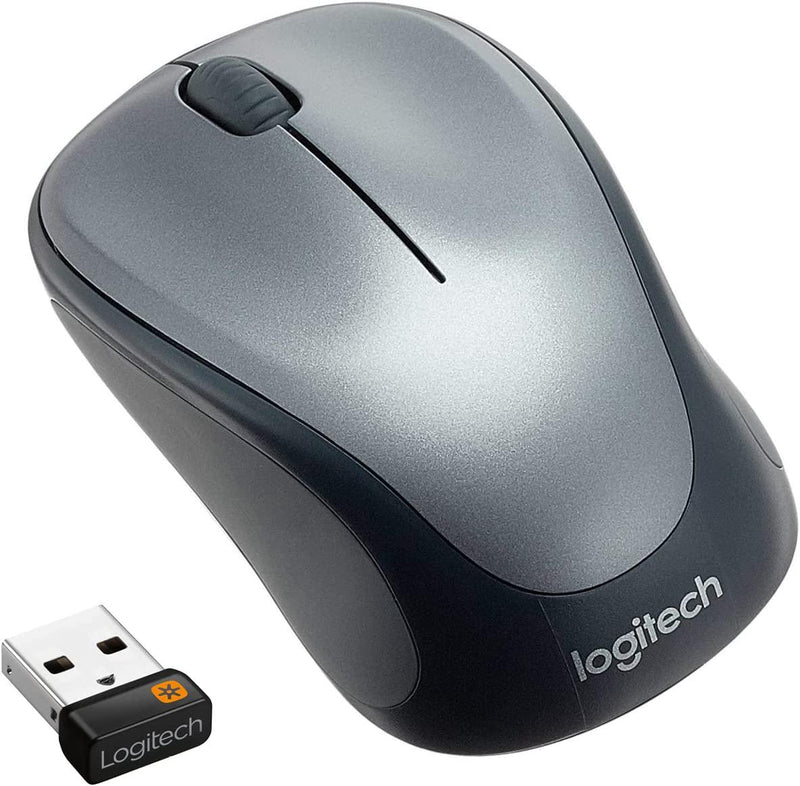 Logitech 910-003384 Wireless Mouse M235 With Designed-For-Web Scrolling, Light Silver