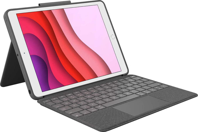 Logitech Combo Touch Backlit Keyboard Case with Trackpad And Smart Connector For Ipad