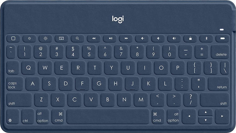 Logitech Keys-to-Go Ultra Slim Keyboard with iPhone Stand, Blue