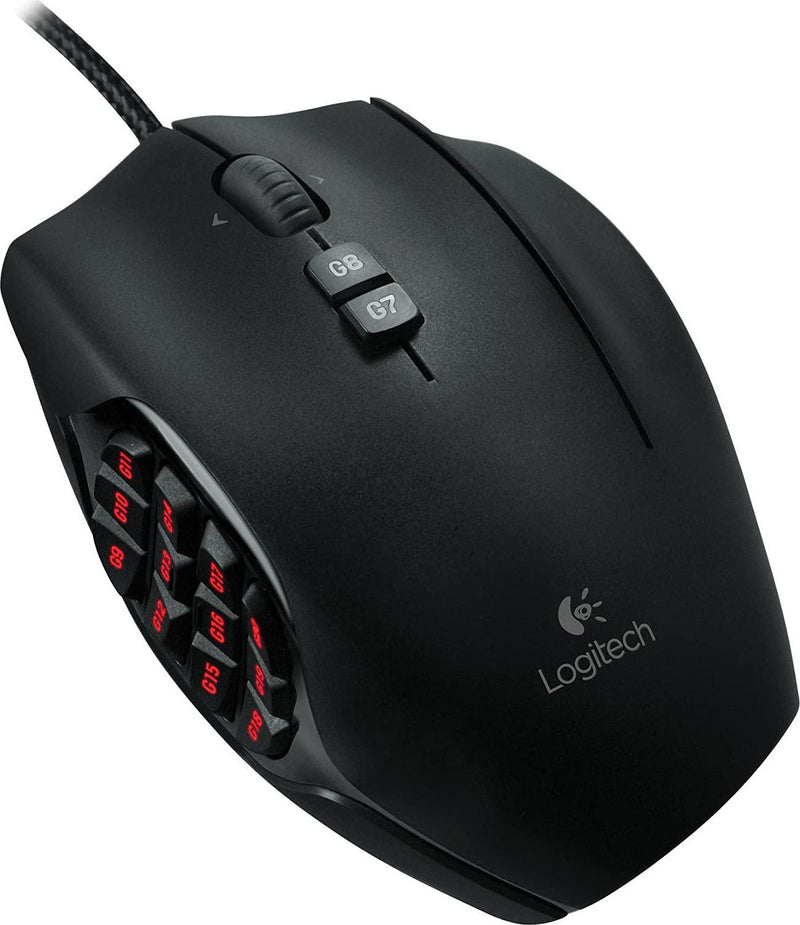 Logitech MMO Gaming Mouse G600, Black