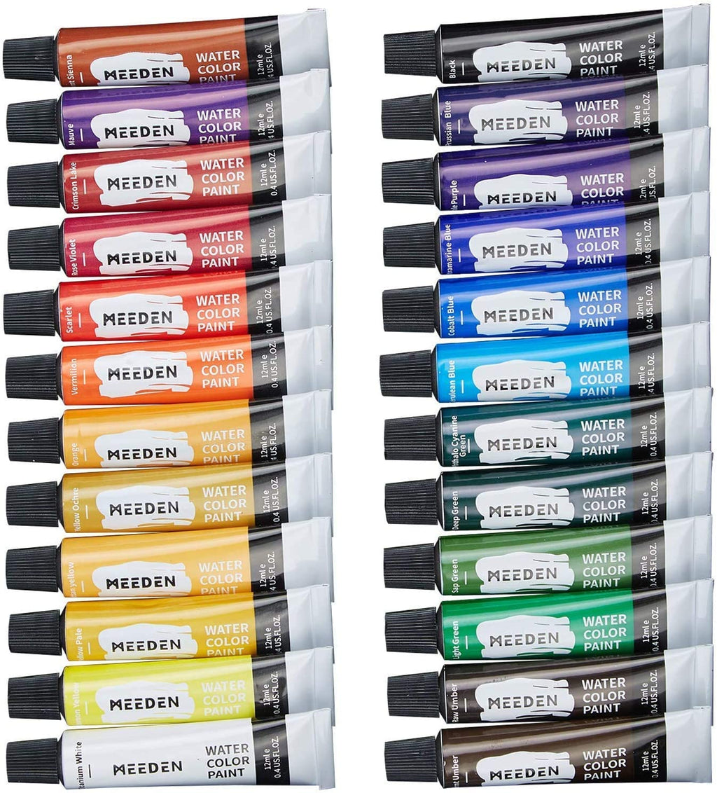 Meeden Oil Paint Set, 24 Tubes Oil-based Colors, Vibrant Non-toxic