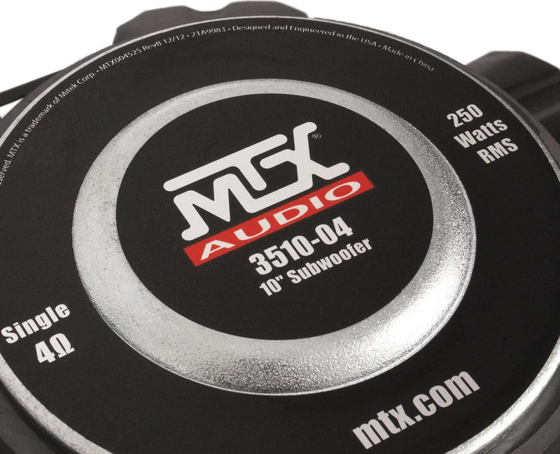 MTX Audio 3510-04 3500 Series Subwoofer