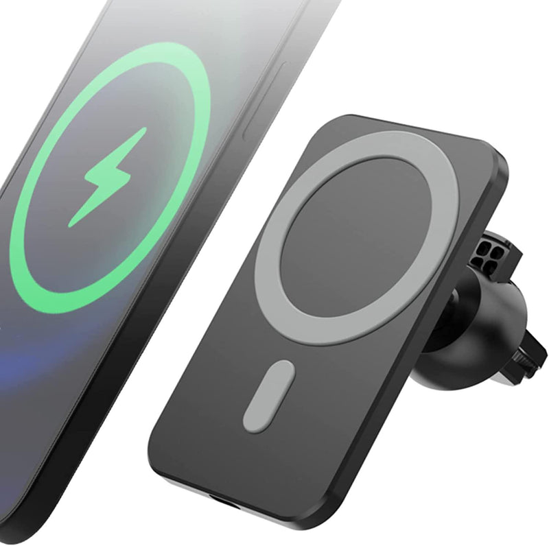 Magnetic Wireless Car Charger Mount Adsorbable Phone For iPhone 15