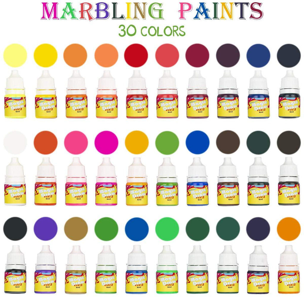 Marbling Paint Kit for Kids, Water Marbling Paint Set, ArtsÂ andÂ Craf