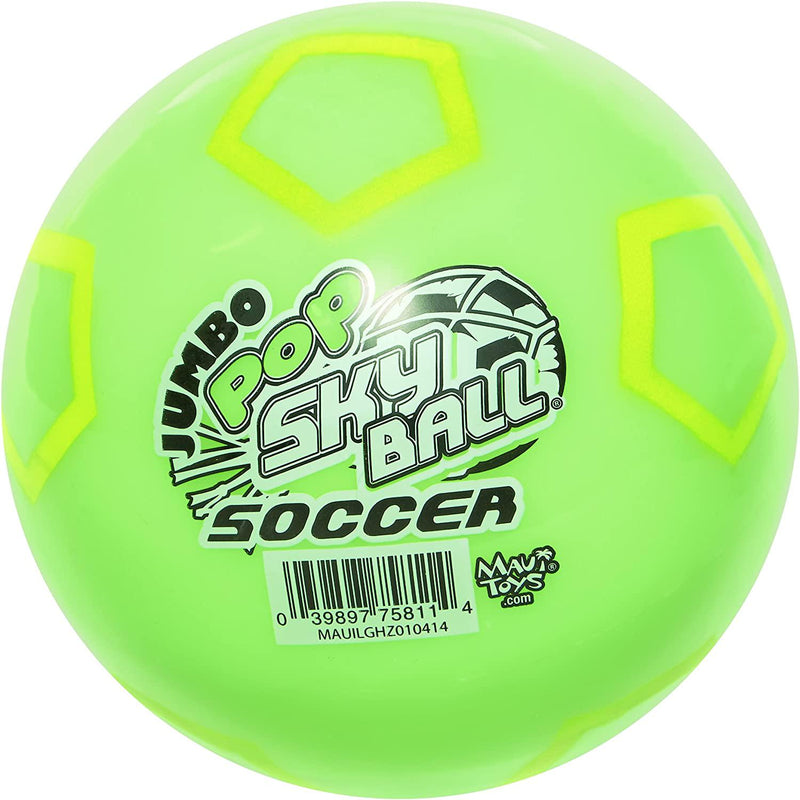 Maui Toys Jumbo Pop Soccer Sky Ball, 120mm, Assorted Colors