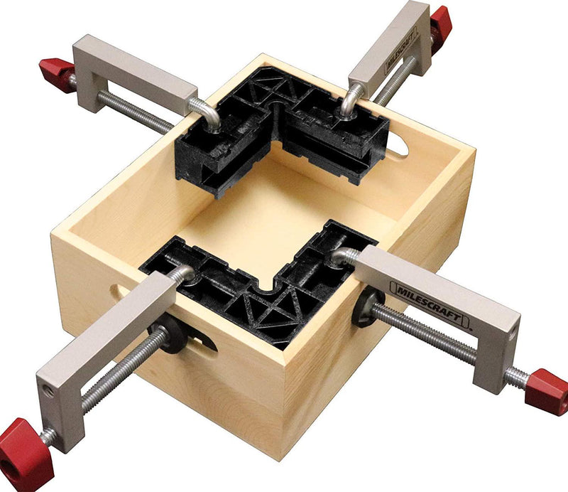 Milescraft 4010 Clamp Squares and Track Clamping Kit, 102 mm Size