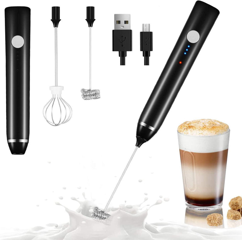 Electric Milk Frother Coffee Whisk Handheld Frappe Latte Hot Chocolate G