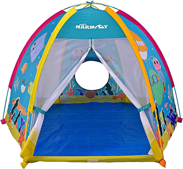 NARMAYÂ Play Tent Ocean World Dome Tent for Kids Indoor / Outdoor Joy - 182 x 152 x 121 cm