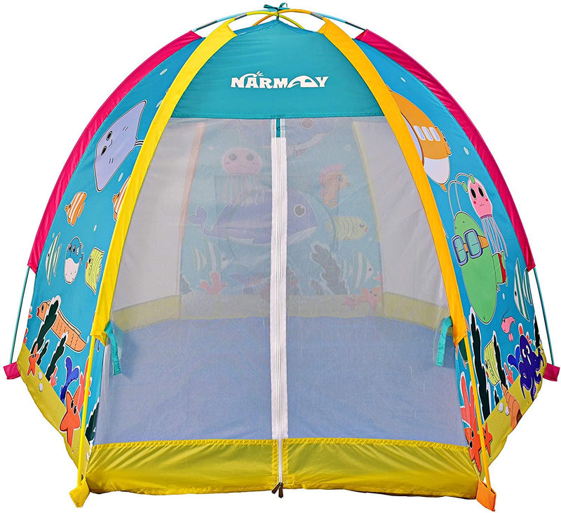 NARMAYÂ Play Tent Ocean World Dome Tent for Kids Indoor / Outdoor Joy - 182 x 152 x 121 cm