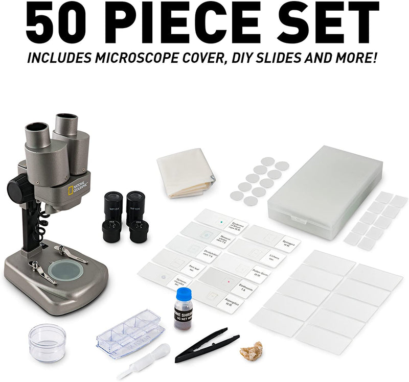 National Geographic Dual Microscope Science Lab Over 50 Accessories!