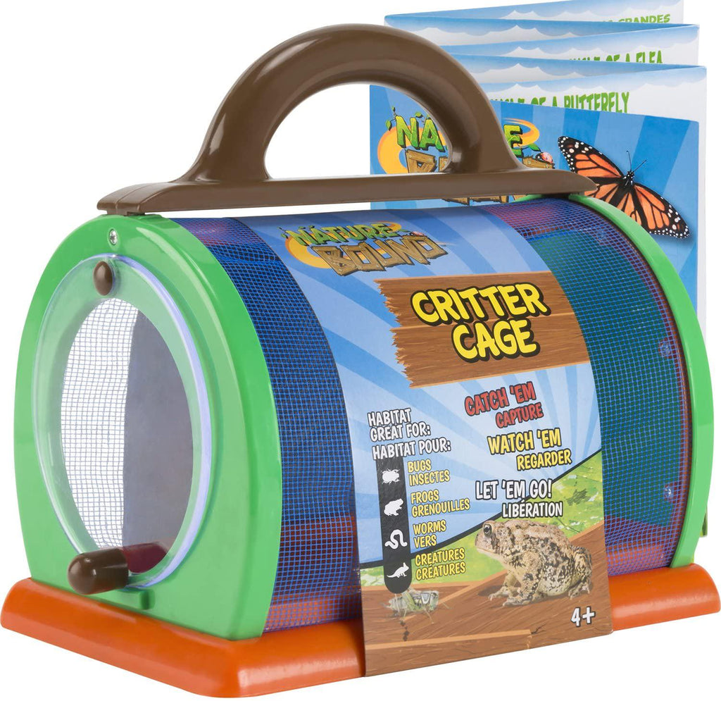 Nature Bound Toys Critter Cage Bug Catcher and Habitat Kit, Insect Net