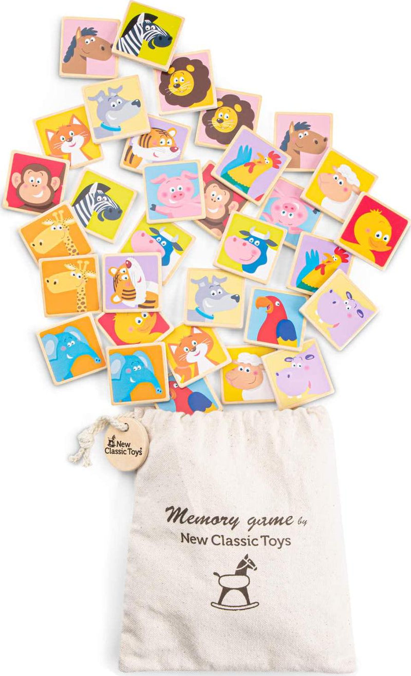 New Classic Toys Memory Game - Farm Animals