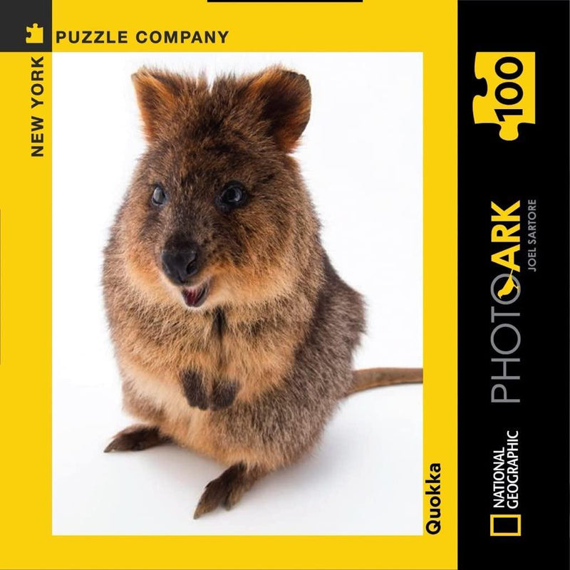 New York Puzzle Company - National Geographic Quokka Mini - 100 Piece Jigsaw Puzzle