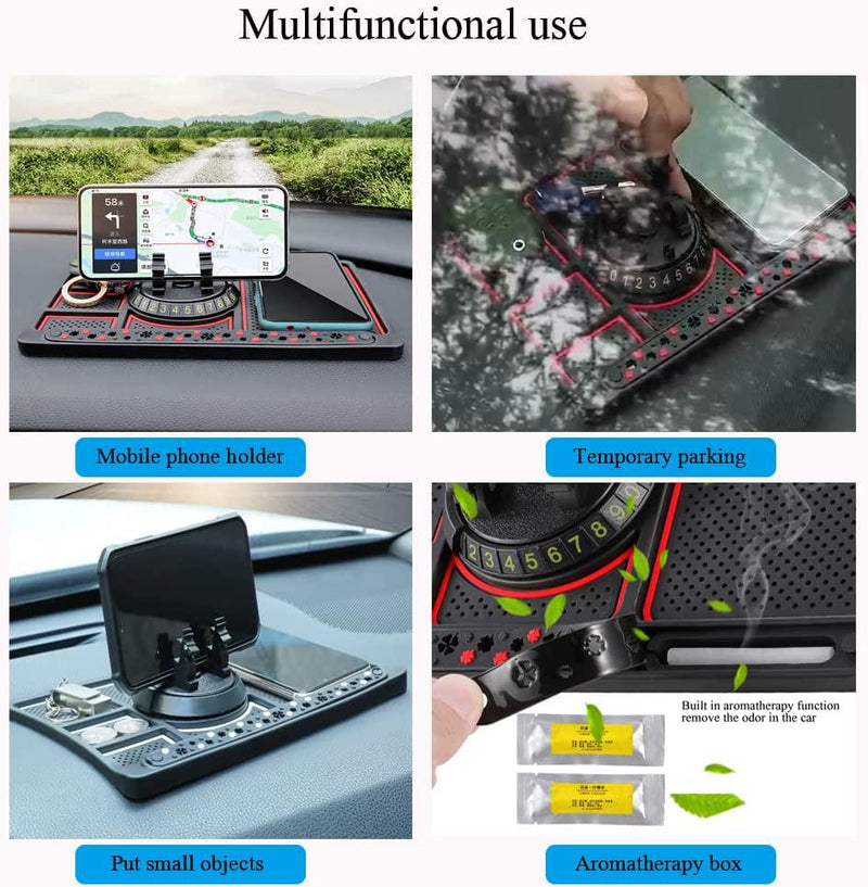 Non-Slip Phone Pad for 4-in-1 Car, Anti Slip Mat Universal 360° Degree
