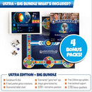 OUTSMARTED! The Live Family Quiz Show Board Game | Ages 8+ | for 2 to 24 Players (Ultra Edition + Big Bundle), Multi Coloured