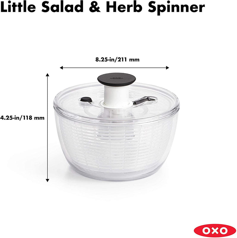 OXO 1045409BL Good Grips Little Salad and Herb Spinner Small