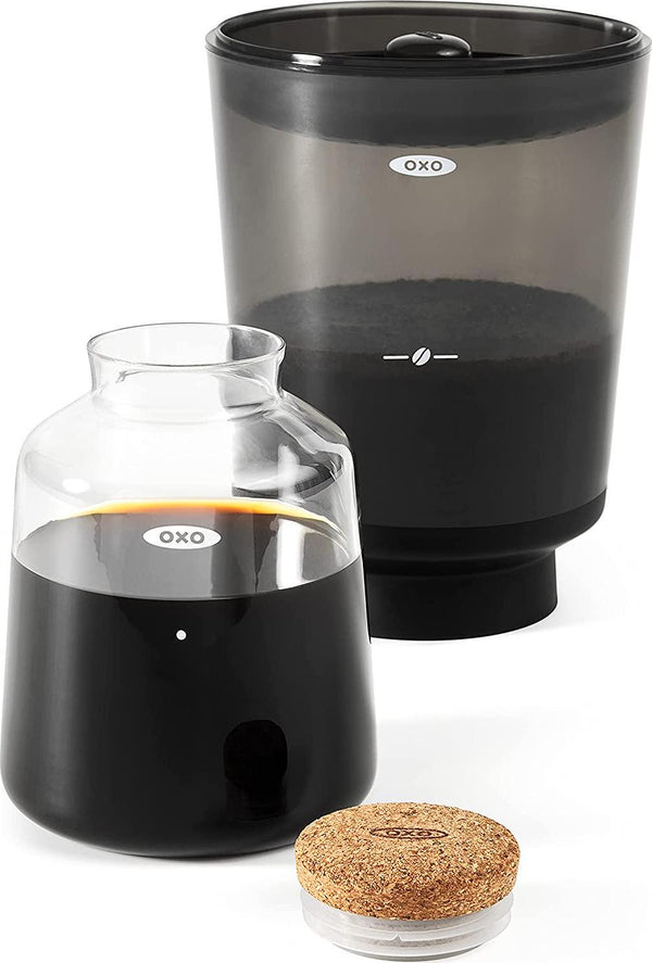 OXO 11237500 BREW Compact Cold Brew Coffee Maker Metallic