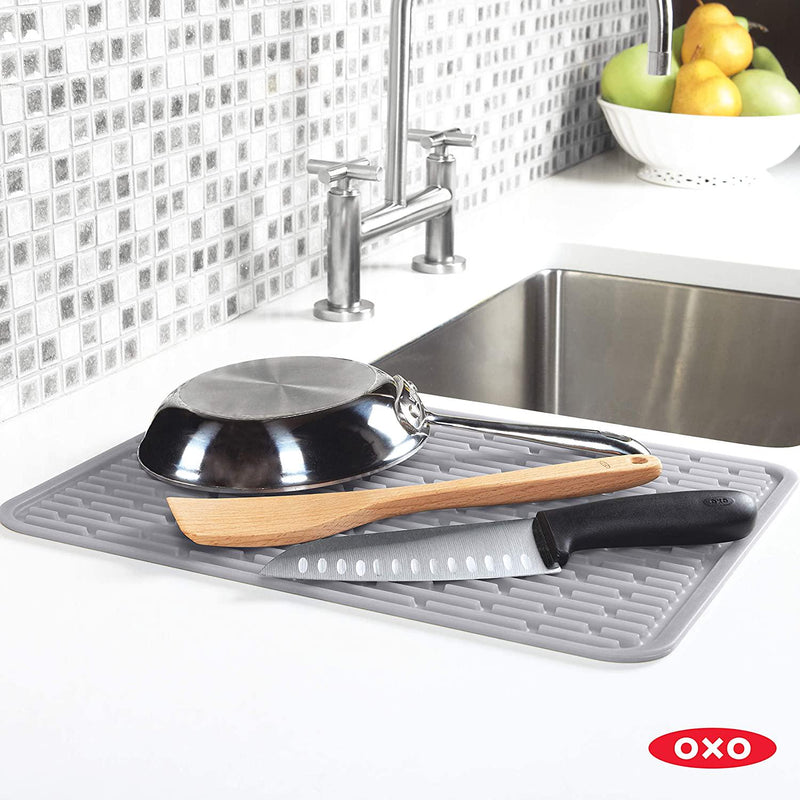 OXO 1410880 Good Grips Drying Mat, Large, Grey