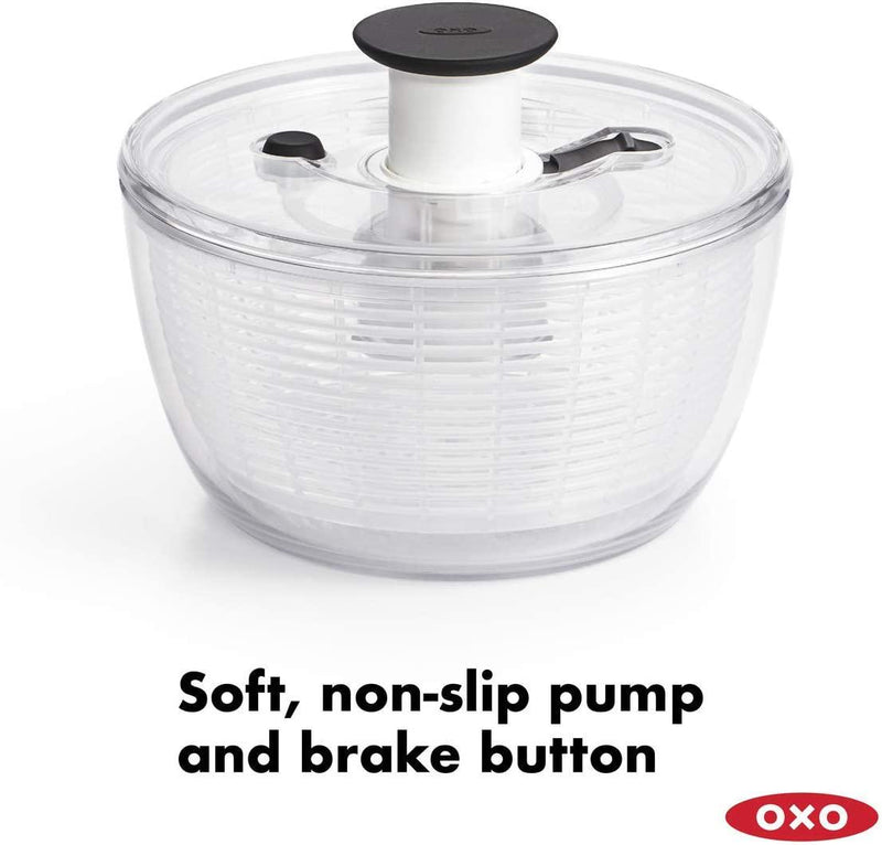 OXO Good Grips Little Herb and Salad Spinner, 8 , Clear, 1351680