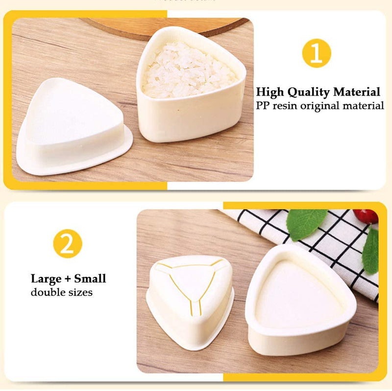 1 Set Onigiri Rice Ball Bento Press Maker Mold Triangle Form Mold Sushi  Maker