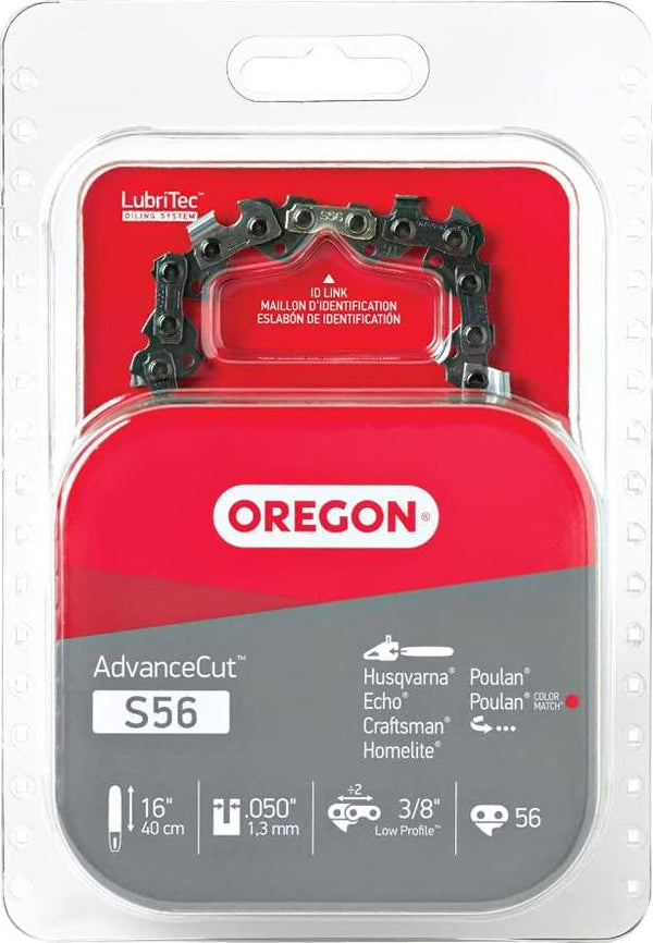 Oregon S56 AdvanceCut 16-Inch Chainsaw Chain Fits Craftsman, Echo, Homelite, Poulan, Remington
